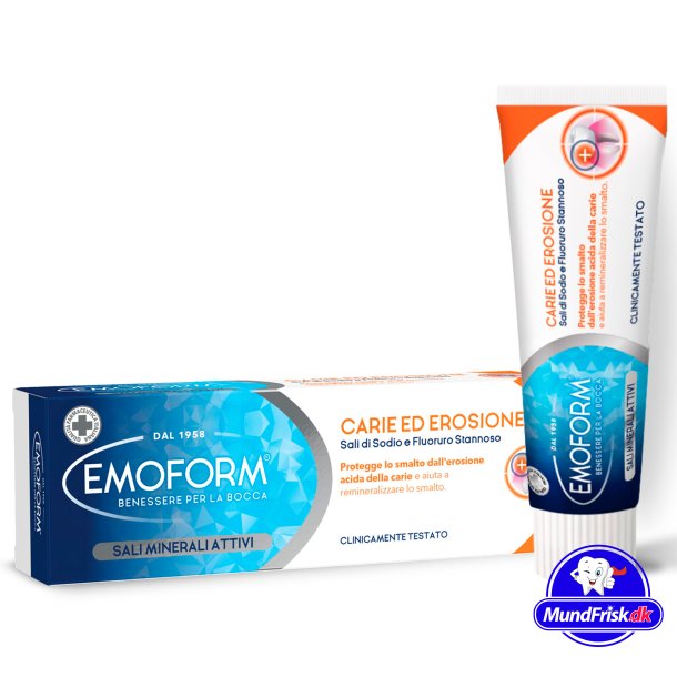 Xylitol tandkrm EMOFORM Caries och erosion 75 ml.