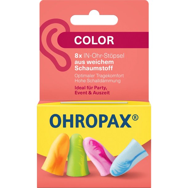 Ohropax Color repropper 8 pcs.