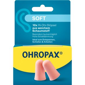 Ohropax Soft ronproppar 10 st.