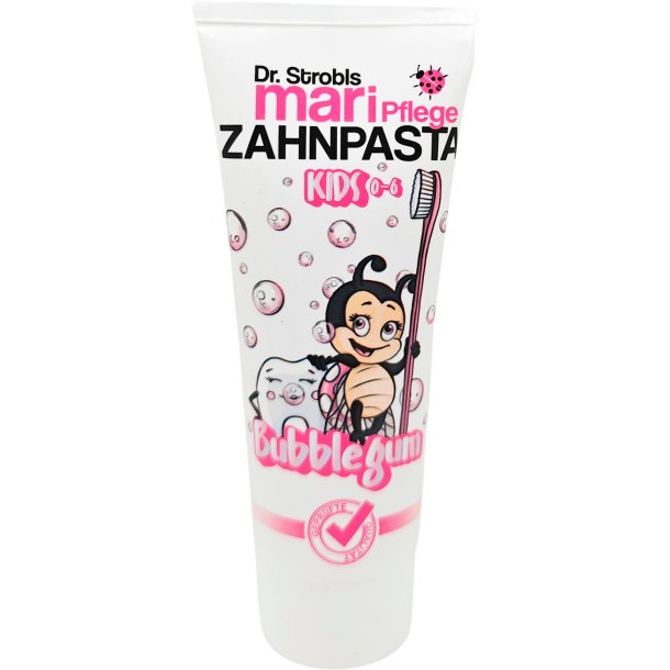 Barntandkrm DR. STROBLS Kids Bubblegum 0-6 r 75 ml.