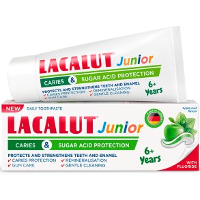 Xylitol B�rnetandpasta LACALUT Junior Caries & Sugar Acid Protection 6 �r/+ 55 ml