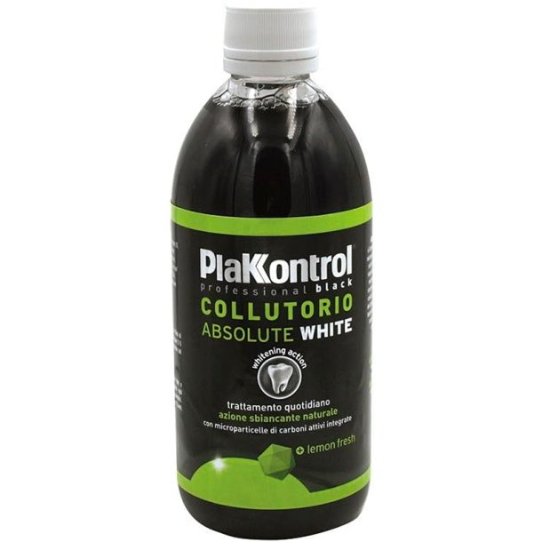 Whitening Munnvann PLAKKONTROL Absolutt White Lemon 500 Fresh