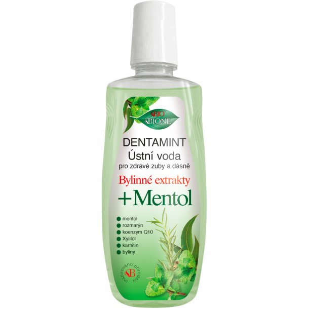 Paradentose Hydropulseur BIONE Dentamint Q10 Menthol 500 ml