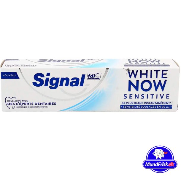 Zahnaufhellende Zahnpasta SIGNAL White Now Sensitive 75 ml
