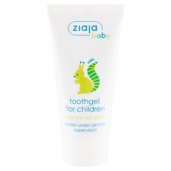 Barntandkrm Gel ZIAJA First Tooth Tranbr 50ml