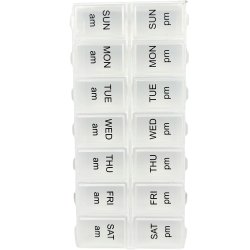 Pilleske Lille Dobbelt Pilleboks Morgen Aften