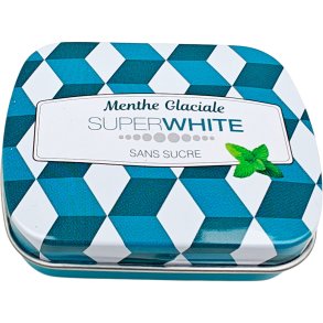 Xylitol sugtabletter SUPERWHITE Intense Mint 50 st.