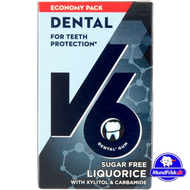 V6 Liquorice Lakritze Kaugummi 70g