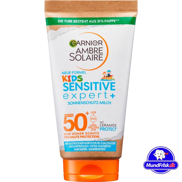 Solskyddsmedel fr barn GARNIERE AMBRE Solaire Kids Sensitive SPF 50+ Expert 50 ml