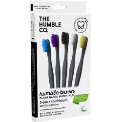 Plantebaserede Tandbrster 5 stk. THE HUMBLE Co. Soft