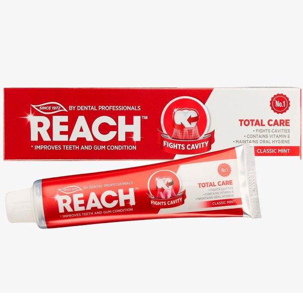 Xylitol Tandpasta Listerine REACH Total Care Classic Mint 150g