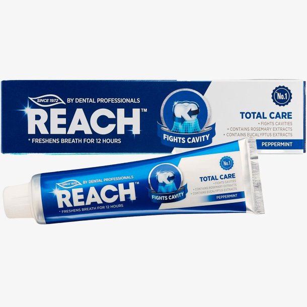 Zinktandkrm Listerine REACH Total Care Peppermint 150g