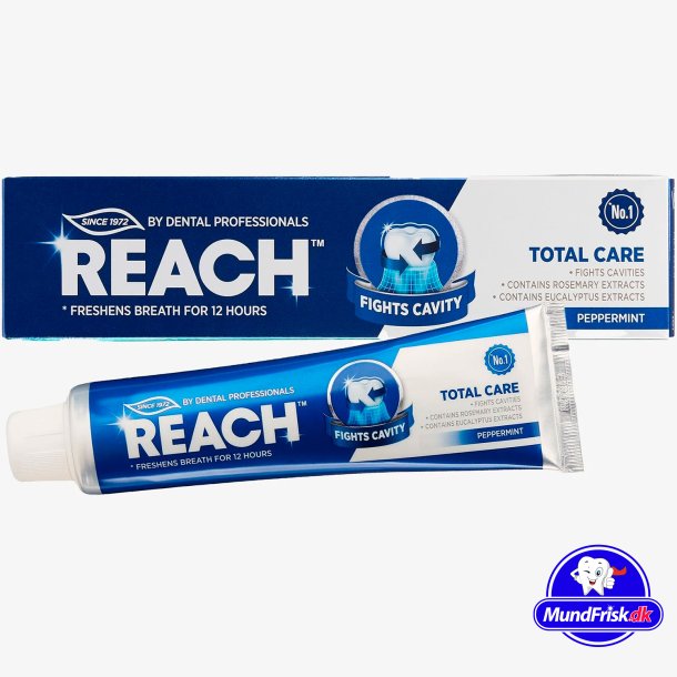 Zink Tandpasta Listerine REACH Total Care Peppermint 150g