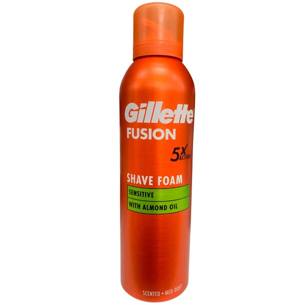 Gillette Fusion 5x Action Sensitive Barberskum XXL 250 ml.