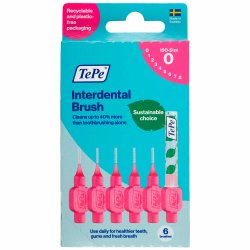 TePe Mellemrumsbrster Original Pink 0.4 mm. ISO 0 - 6 stk.