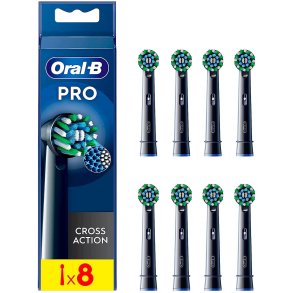 Oral-B 8 stk. Black PRO CrossAction Tandbrstehoveder