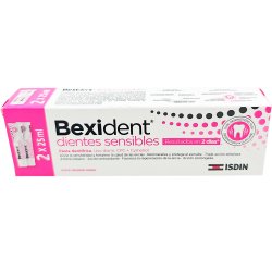 Tandkrm mot frostskador BEXIDENT Sensitive Teeth 2 x 25 ml