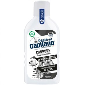 Whitening Mundskyl PASTA del CAPITANO Charcoal & Salvie 400 ml.