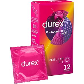 DUREX Kondomer 12 stk. Pleasure Me Kondomer Regular Fit