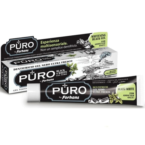 Whitening P�ro by FORHANS Kullgr� Black4White 75 ml.