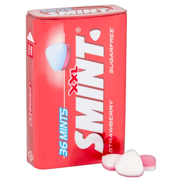 SMINT Pastiller XXL Strawberry 36 st.