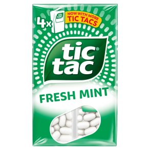 TIC TAC Halstabletter Fresh Mint 4 x 18 g