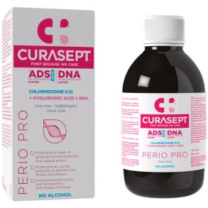 Munvatten 0,12 % CURASEPT Perio Pro Hyaluronic + DNA 200 ml