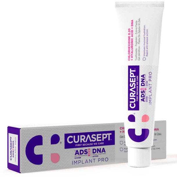Klorheksidin tannkrem 0,20 % CURASEPT ADS 720 Implant Pro 75 ml