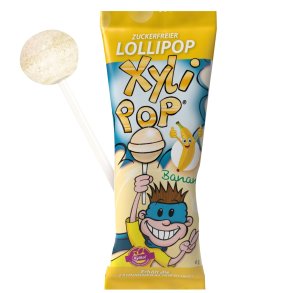 Xylitol Slikkepind MIRADENT Xylipop Banana 6g