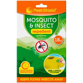 Myggeafvisende Citronella Plastre PESTSHIELD 18 stk.