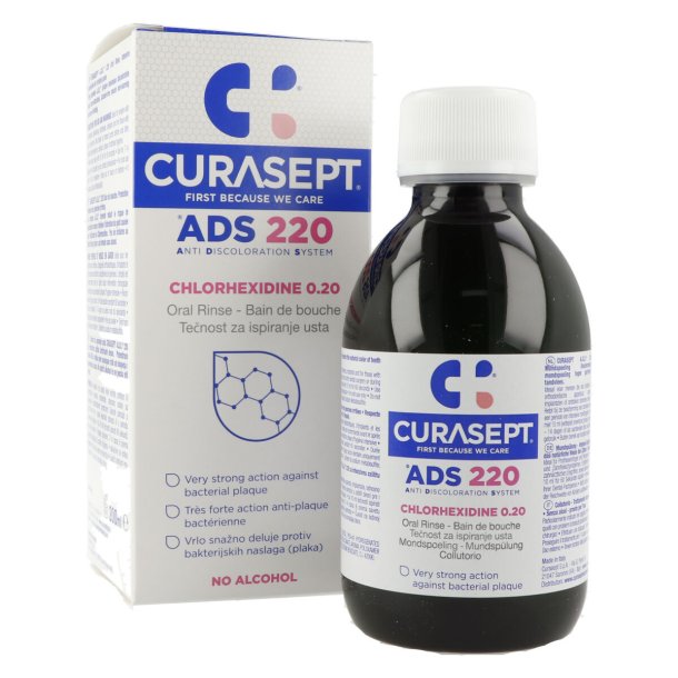 Curasept Klorhexidin Munvatten ADS 220 0,20% CHX 200 ml