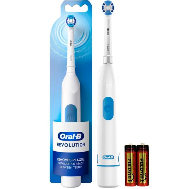 Oral B Revolution batteridrevet elektrisk tannbrste Precision Clean brstehode