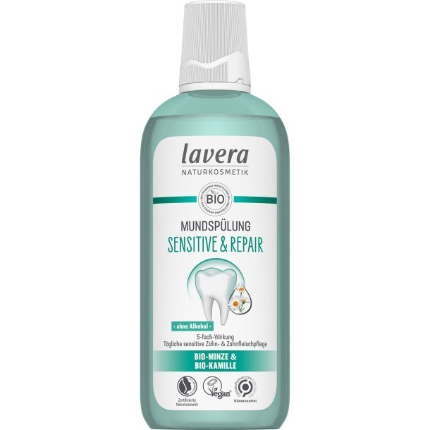 Naturlig Mundskyl LAVERA Sensitive &amp; Repair 400 ml