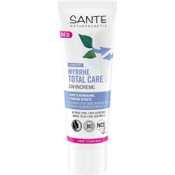 Myrrhe Zahnpasta SANTE Myrrh &amp; Xylitol Fluorfrei 75 ml.