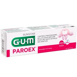 GUM Chlorhexidin Zahnpasta Gel Paroex 0,12 % CHX 75 ml