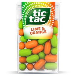 TIC TAC Pastiller Lime &amp; Orange 4 x 18g