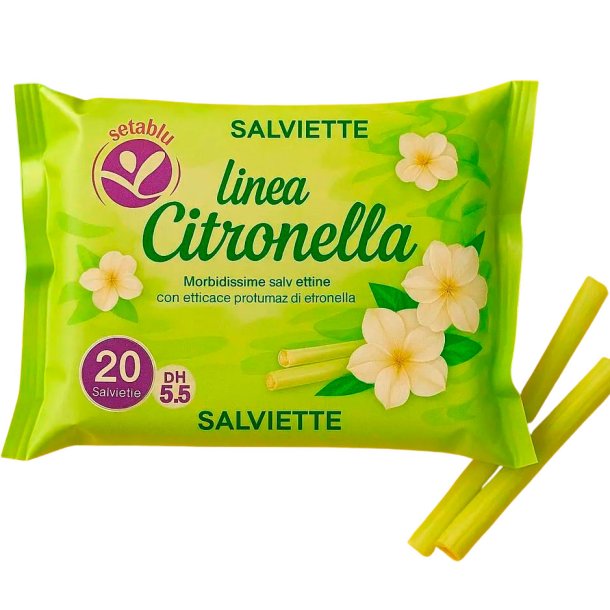 Citronella Myggafvisende Vdservietter SETABLU 20 stk.