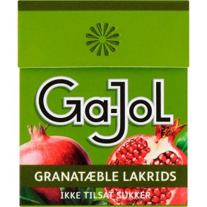 Ga-Jol Pastiller Lakrids & Granatble Uden Sukker 23g