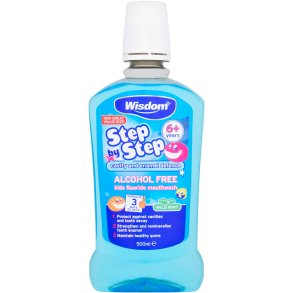 Fluor Munvatten Fr Barn WISDOM Step By Step 500 ml