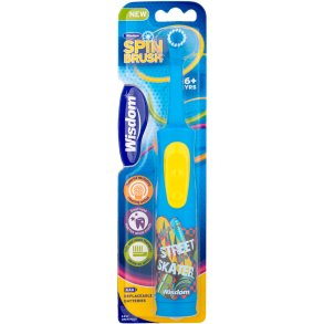 Batteritandborste fr Barn WISDOM Spinbrush Junior el-tandborste