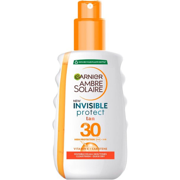 GARNIER AMBRE SPF 30 Solcreme Spray Invisible Protect Tan 200 ml