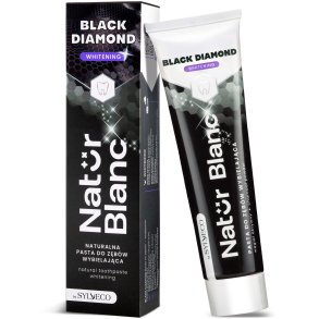 Hydroxyapatit Tandpasta SYLVECO Natur Blanc Black Diamond Whitening 100 ml