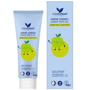 kologisk Brnetandpasta Gel COSNATURE Junior Green Apple 75 ml