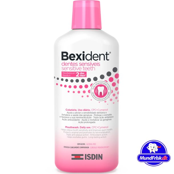 CPC Mundskyl mod Isninger BEXIDENT Sensitive Teeth 500 ml
