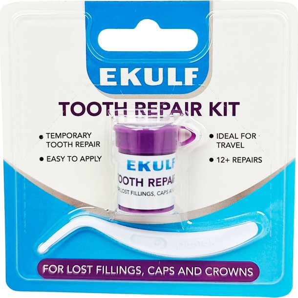 Tandkit EKULF Tooth Repair Kit Midlertidig Tandfyldning