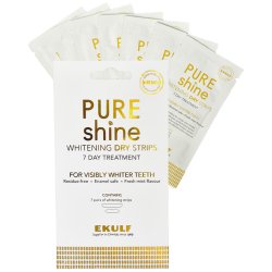 Tandblegningsstrimler EKULF Pure Shine Whitening Dry Strips 7 Day Treatment