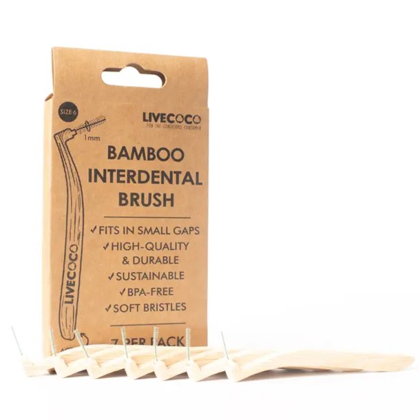 Bredygtige Mellemrumsbrster 7 stk. LiveCoco Bamboo 0.1 mm ISO 6