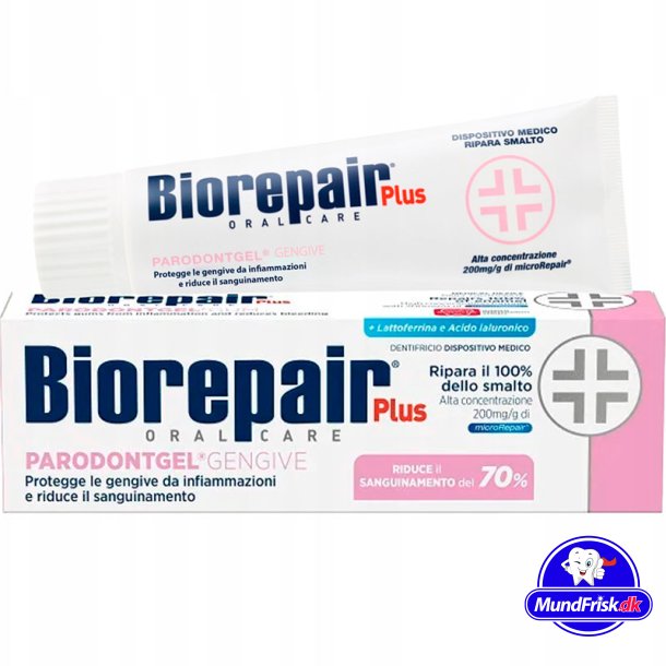 Biorepair Parodontal Hydroxyapatite Zahnpasta Plus Parodontal Gel 75 ml