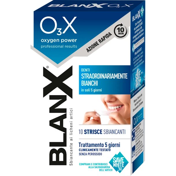 Tandblegningsstrimler BLANX O3X Oxygen Power Strips 10 stk.