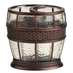 Tandbrsteholder Nu Steel Ice Clear &amp; Bronze Resin